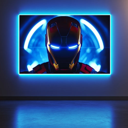 PostersGlow® Iron-Man NEON Poster